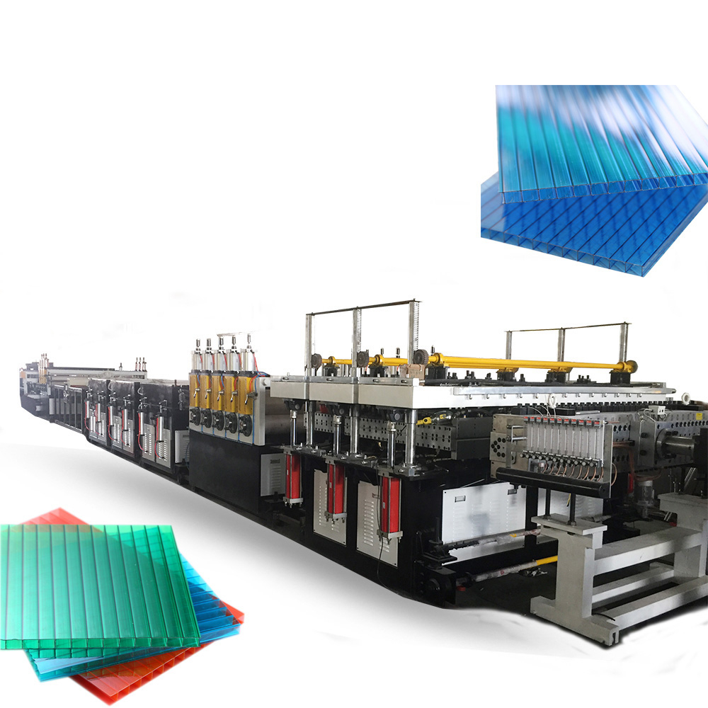 PP PE PC Hollow Sheet Technology PC Hollow Sheet Extrusion Line Manufacturer Hot Sale Factory